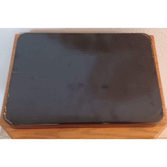 Vintage1920s Japanese Lacquerware Urushi Lacquer Embossed Gold Accents Tea Tray - Picture 7 of 13